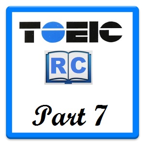 Luyện thi TOEIC Part 7